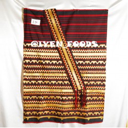 A90 KAIN TAPIS ABUNG BAHAN HITAM MOTIF KAPAL KE BAWAH